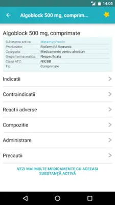 Medicamente android App screenshot 4