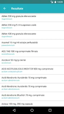 Medicamente android App screenshot 6